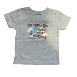 Rabbit Skins Air Force One Washington DC Graphic Tee Shirt Infant Size 18 Months